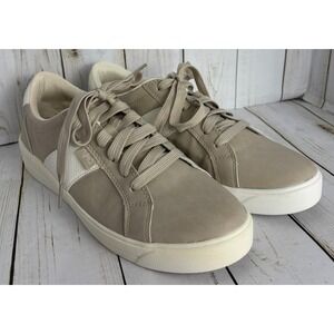 Ryka Lace-Up Casual Sneakers Viv Classic Sand Beige 10M Leather